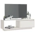 Kép 3/10 - Fehér tömör fenyőfa TV-szekrény 110 x 30 x 33,5 cm