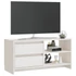 Kép 4/11 - Fehér tömör fenyőfa TV szekrény 80 x 31 x 39 cm