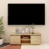 Kép 1/9 - Tömör fenyőfa TV-szekrény 110 x 30 x 40 cm