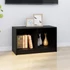 Kép 3/8 - Fekete tömör fenyőfa TV-szekrény 70 x 33 x 42 cm