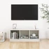 Kép 3/8 - Fehér tömör fenyőfa TV-szekrény 104 x 33 x 41 cm