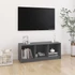 Kép 1/8 - Szürke tömör fenyőfa TV-szekrény 104 x 33 x 41 cm