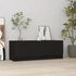Kép 1/11 - Fekete szerelt fa TV-szekrény 102 x 35 x 36,5 cm