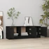 Kép 3/11 - Fekete szerelt fa TV-szekrény 102 x 35 x 36,5 cm
