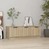 Kép 1/10 - Sonoma tölgy színű szerelt fa TV-szekrény 102 x 35 x 36,5 cm