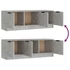 Kép 9/10 - Betonszürke szerelt fa TV-szekrény 102 x 35 x 36,5 cm