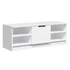 Kép 2/9 - Fehér szerelt fa TV-szekrény 102 x 35,5 x 36,5 cm