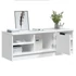 Kép 5/9 - Fehér szerelt fa TV-szekrény 102 x 35,5 x 36,5 cm