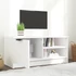 Kép 3/9 - Fehér szerelt fa TV-szekrény 80 x 35 x 36,5 cm