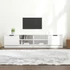 Kép 1/10 - 2 db fehér szerelt fa TV-szekrény 80 x 35 x 36,5 cm