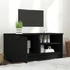 Kép 3/9 - Fekete szerelt fa TV-szekrény 80 x 35 x 36,5 cm