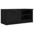 Kép 6/10 - 2 db fekete szerelt fa TV-szekrény 80 x 35 x 36,5 cm
