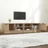 Kép 3/10 - 2 db sonoma-tölgy színű szerelt fa TV-szekrény 80x35x36,5 cm
