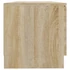 Kép 8/10 - 2 db sonoma-tölgy színű szerelt fa TV-szekrény 80x35x36,5 cm