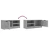 Kép 9/10 - 2 db betonszürke szerelt fa TV-szekrény 80x35x36,5 cm