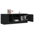 Kép 7/8 - Fekete szerelt fa TV-szekrény 102 x 35 x 36,5 cm