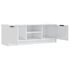 Kép 4/8 - Magasfényű fehér szerelt fa TV-szekrény 102 x 35 x 36,5 cm