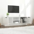 Kép 6/8 - Magasfényű fehér szerelt fa TV-szekrény 102 x 35 x 36,5 cm