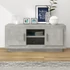 Kép 1/8 - Betonszürke szerelt fa TV-szekrény 102x35x45 cm
