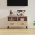 Kép 1/11 - Sonoma tölgy színű szerelt fa TV-szekrény 80 x 36 x 50 cm