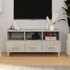 Kép 1/10 - Betonszürke szerelt fa TV-szekrény 102 x 36 x 50 cm