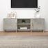 Kép 1/9 - Betonszürke szerelt fa TV-szekrény 150 x 30 x 50 cm