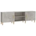 Kép 2/9 - Betonszürke szerelt fa TV-szekrény 150 x 30 x 50 cm