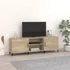 Kép 1/9 - Sonoma tölgy színű szerelt fa TV-szekrény 150 x 30 x 50 cm