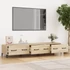 Kép 3/9 - Sonoma tölgy színű szerelt fa fali TV-szekrény 150x34,5x30 cm