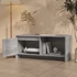 Kép 3/8 - Szürke sonoma színű szerelt fa TV-szekrény 90x35x40 cm