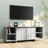 Kép 3/8 - Szürke sonoma színű szerelt fa TV-szekrény 130 x 35 x 50 cm