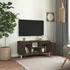 Kép 6/9 - Füstös tölgy színű TV-szekrény tömör falábakkal 103,5x35x50 cm