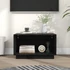 Kép 1/8 - Fekete tömör fenyőfa TV-szekrény 60x35x35 cm