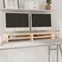 Kép 1/8 - Tömör fenyőfa monitorállvány 100 x 24 x 13 cm