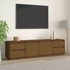 Kép 1/10 - Mézbarna tömör fenyőfa TV-szekrény 176x37x47,5 cm