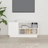 Kép 3/9 - Fehér tömör fenyőfa TV-szekrény 80 x 35 x 40,5 cm
