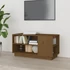 Kép 1/9 - Mézbarna tömör fenyőfa TV-szekrény 80x35x40,5 cm