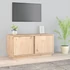 Kép 1/10 - Tömör fenyőfa TV-szekrény 80x35x40,5 cm