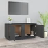 Kép 3/10 - Szürke tömör fenyőfa TV-szekrény 80 x 35 x 40,5 cm