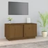 Kép 1/10 - Mézbarna tömör fenyőfa TV-szekrény 80x35x40,5 cm