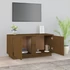 Kép 3/10 - Mézbarna tömör fenyőfa TV-szekrény 80x35x40,5 cm