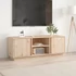 Kép 1/10 - Tömör fenyőfa TV-szekrény 110 x 35 x 40,5 cm