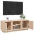 Kép 5/10 - Tömör fenyőfa TV-szekrény 110 x 35 x 40,5 cm