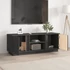 Kép 3/10 - Szürke tömör fenyőfa TV-szekrény 110 x 35 x 40,5 cm