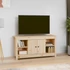Kép 1/10 - Tömör fenyőfa TV-szekrény 103 x 36,5 x 52 cm