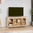 Kép 6/10 - Tömör fenyőfa TV-szekrény 103 x 36,5 x 52 cm