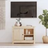 Kép 1/11 - Tömör fenyőfa TV-szekrény 70 x 36,5 x 52 cm