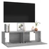 Kép 4/8 - Szürke sonoma színű szerelt fa TV-szekrény 100 x 30 x 30 cm