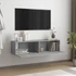 Kép 3/8 - Szürke sonoma színű szerelt fa TV-szekrény 120 x 30 x 30 cm
