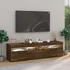 Kép 4/11 - 2 db füstös tölgy színű TV-szekrény LED-ekkel 75 x 35 x 40 cm